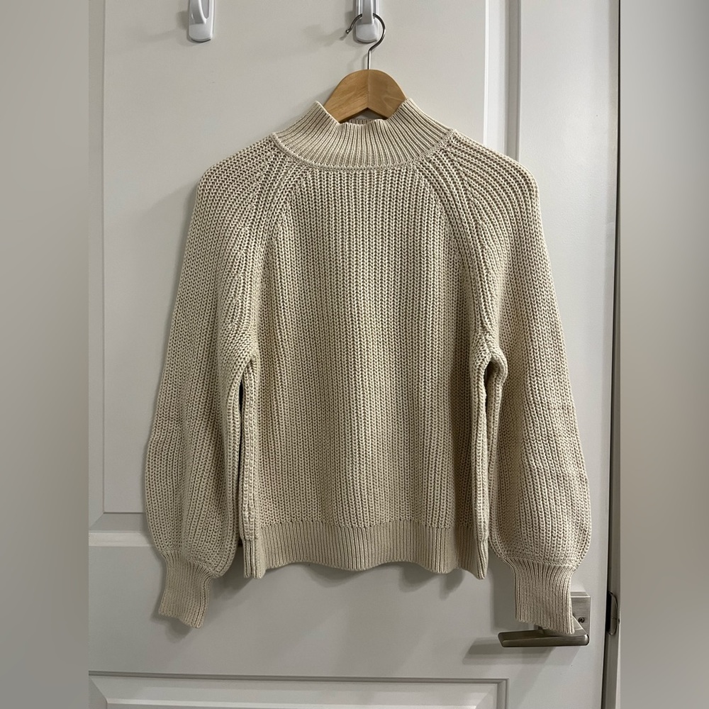 GAP Shaker Stitch Mockneck Sweater